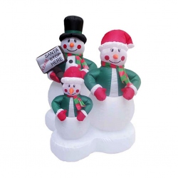 4.5FT-Snowman-Family