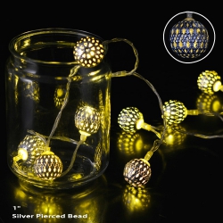 Battery-Operated-Copper-Light-with-Silver-Pierced-Bead-Shape-2