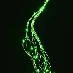copper-wire-LED-Branch-Light-green